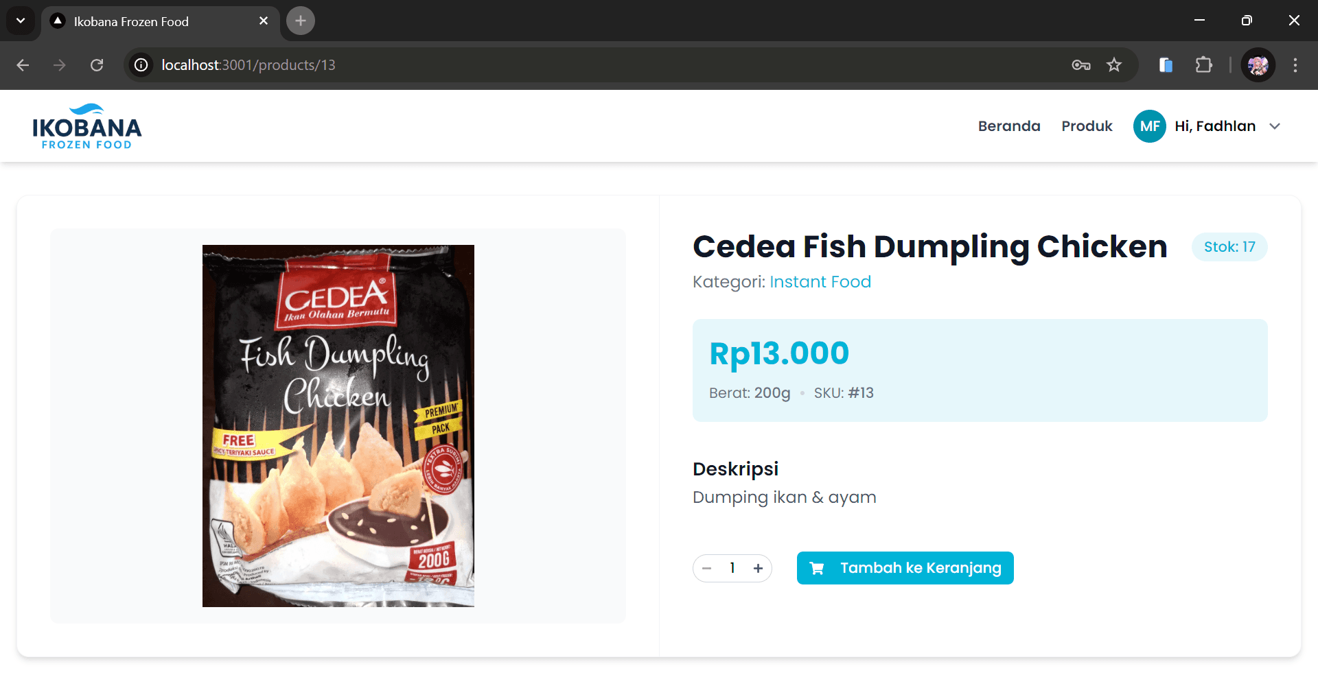 Ikobana Frozen Food - Screenshot 4