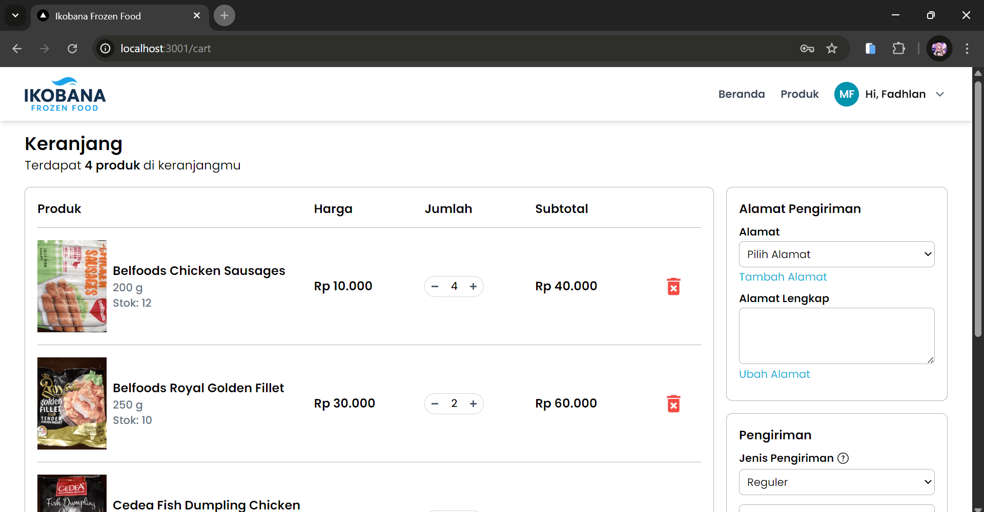 Ikobana Frozen Food - Screenshot 5