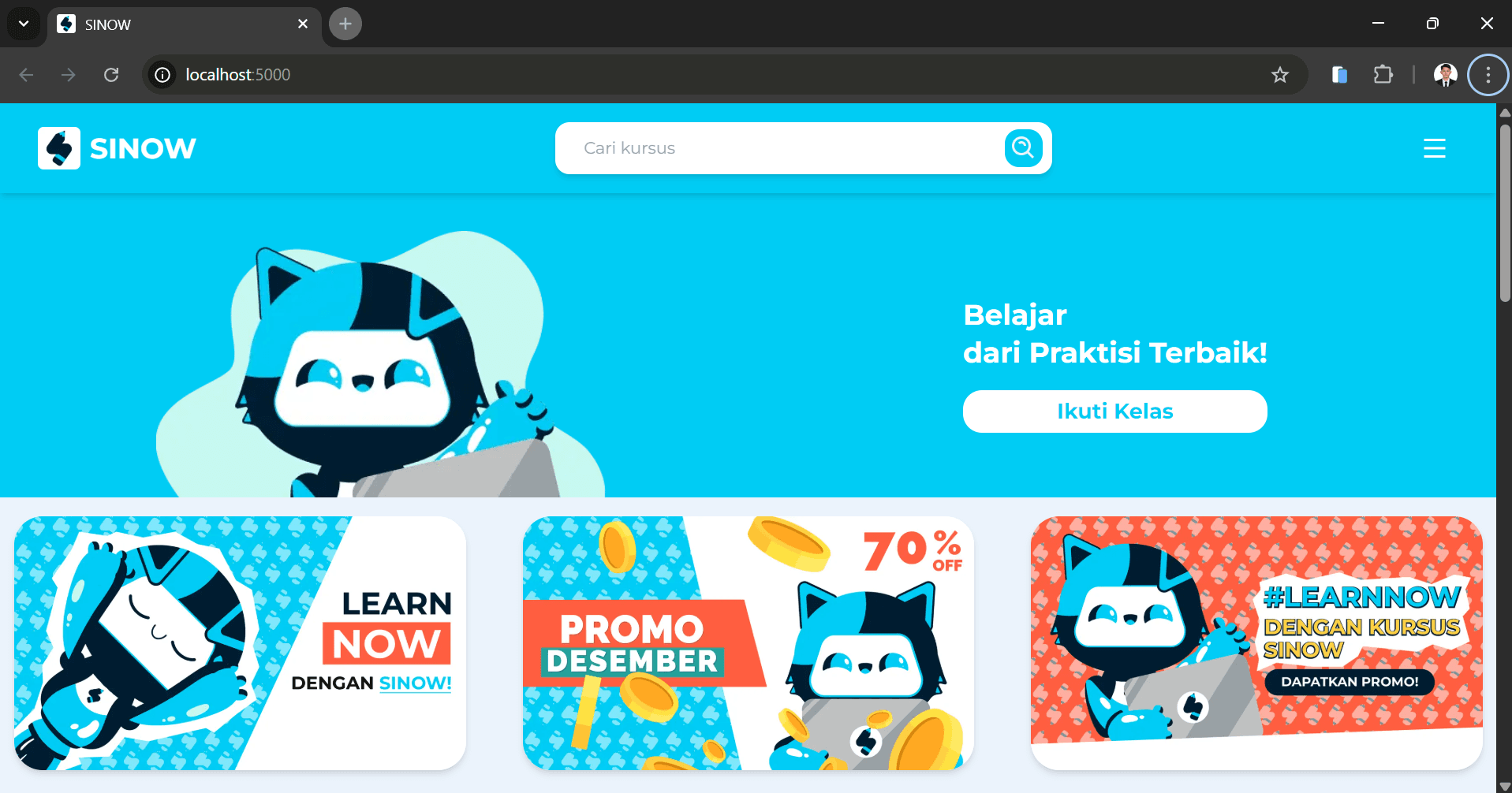 SINOW (MOOC App) - Screenshot 1